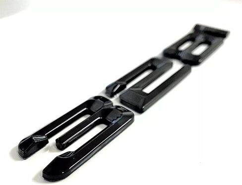 1pc 328i Number Letter Rear 3D Trunk Lid Car Badge Emblem Decal (Gloss Black) in Saudi Arabia