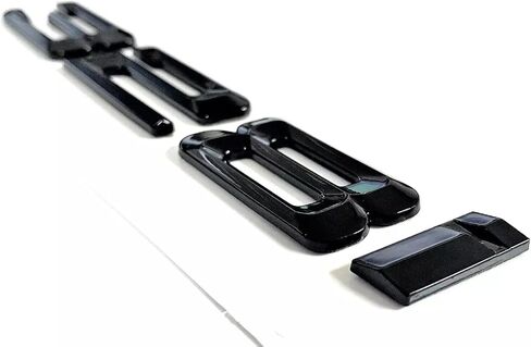 1pc 328i Number Letter Rear 3D Trunk Lid Car Badge Emblem Decal (Gloss Black) in Saudi Arabia