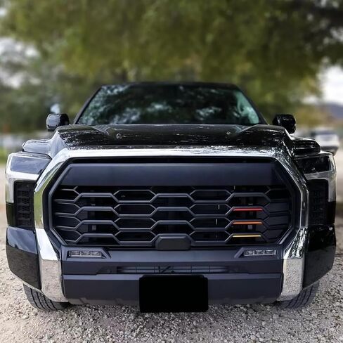 Retro 3 Color Front Grill Grille Grille Emblem Sticker متوافق مع 16-23 Toyota Tacoma Trd-Pro (Roy) in Kuwait