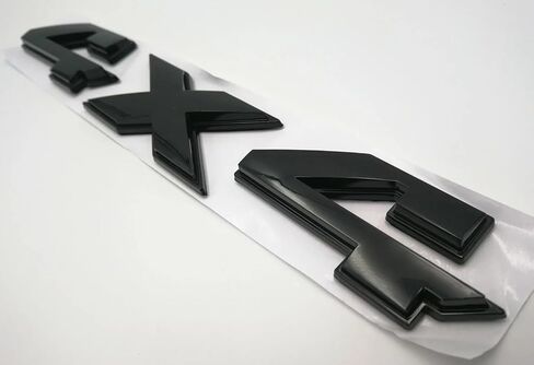 1x 4x4 4 × 4 شارة 3D الشعار شرس اللوحات لعام 2009-2018 1500 2500 3500 (Gloss Black) in Kuwait