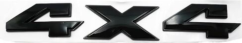 1x 4x4 4 × 4 شارة 3D الشعار شرس اللوحات لعام 2009-2018 1500 2500 3500 (Gloss Black) in Kuwait