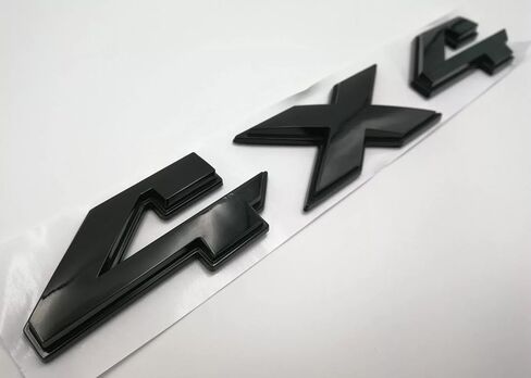 1x 4x4 4 × 4 شارة 3D الشعار شرس اللوحات لعام 2009-2018 1500 2500 3500 (Gloss Black) in Kuwait