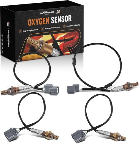 MaxPeedingRods 4pcs Oxygen O2 Sensor 234-5010 234-4355 234-4368 Upstream Nottream for Honda Accord ex lx se odyssey ex-l lx pilot ridgeline 2003-2008 ، for acura mdx rl tl 2003-2006 in Saudi Arabia