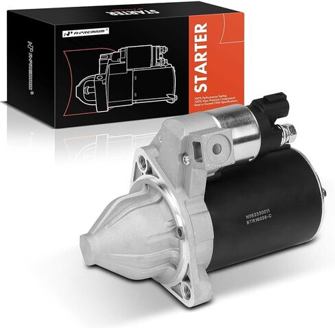 A-Premium Starter Motor متوافق مع Hyundai Elantra 17-20 ، Elantra GT 18-20 ، Sonata 18-19 ، Tucson 17-18 ، Veloster 19-21 ، Kona 18-21 & Kia Optima 16-20 ، Forte Koup 14-16 ، 1.6L ، 12V 0.9KW 10T CW in Saudi Arabia