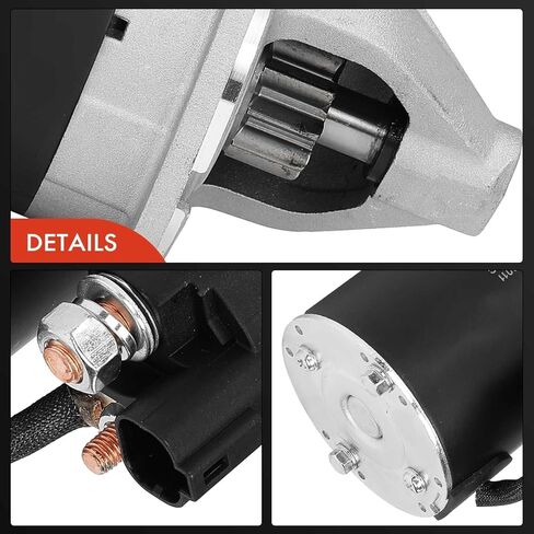 A-Premium Starter Motor متوافق مع Hyundai Elantra 17-20 ، Elantra GT 18-20 ، Sonata 18-19 ، Tucson 17-18 ، Veloster 19-21 ، Kona 18-21 & Kia Optima 16-20 ، Forte Koup 14-16 ، 1.6L ، 12V 0.9KW 10T CW in Saudi Arabia