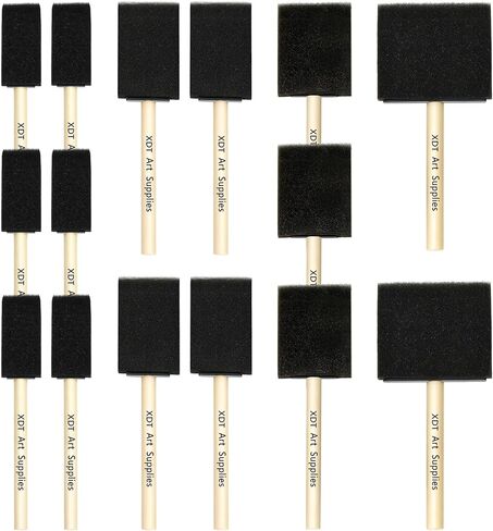 لوحة أسرة أسنية 15 قطعة مجموعة 1''x6 1.5'x4 2'x3 3'x2 ، أسطوانة الرغوة للفنون والحرفية ، ناعمة وقابلة للتصرف وقابلة للغسل in Kuwait