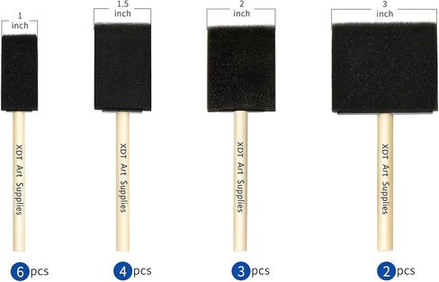 لوحة أسرة أسنية 15 قطعة مجموعة 1''x6 1.5'x4 2'x3 3'x2 ، أسطوانة الرغوة للفنون والحرفية ، ناعمة وقابلة للتصرف وقابلة للغسل in Kuwait