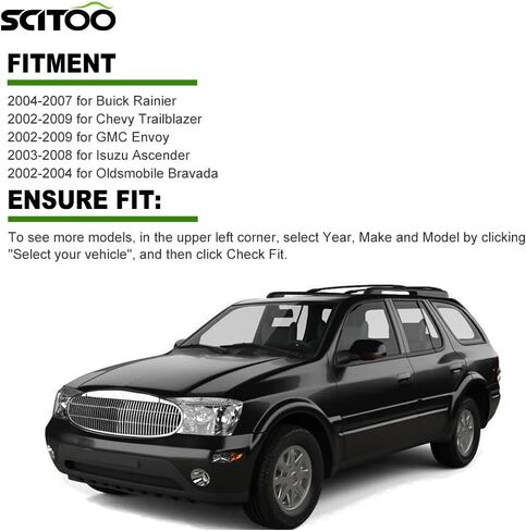 SCITOO 1 X Remotes Key Fob for Cadillac Escalade for Chevy Avalanche for Silverado for Suburban for S10 Pickup for Tahoe for Sierra for Sonoma for Yukon 2001-2004 KOBLEAR1XT 2AOKM-GV3 in Saudi Arabia