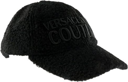 Versace Jeans Couture Black Signature Baseball Cap for Mens in Saudi Arabia