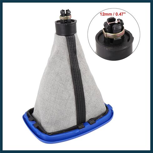 5 Speed 12mm Inner Hole Dia Gear Shift Knob Gaiter Boot Cover PVC Leather Blue for Volkswagen Mk4 Golf GTI R32 99-05 1J0711113EG Automotive Parts in Saudi Arabia