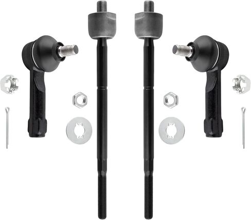 BOXI 4pcs Inner Outer Tie Rod End Links Fit for Nissan 200SX 1995 1996 1997 1998 / Sentra 1995 1996 1997 1998 1999 2000 2001 2002 2003 2004 2005 2006 | ES2814 EV380 in Saudi Arabia