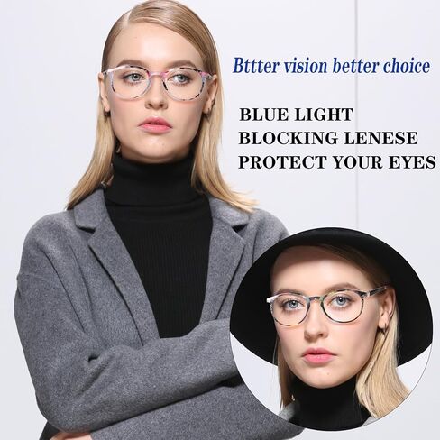 نظارات القراءة joschoo نساء الضوء الأزرق ممنوع نمط أزياء الربيع المطبوعة النظارات للسيدات القراء in Kuwait