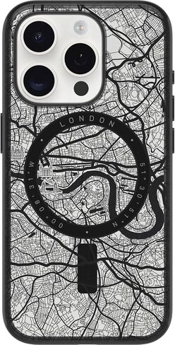 OtterBox Clear case with Colorful Grip Edge case for iPhone 15 - Moray (Green) in Kuwait