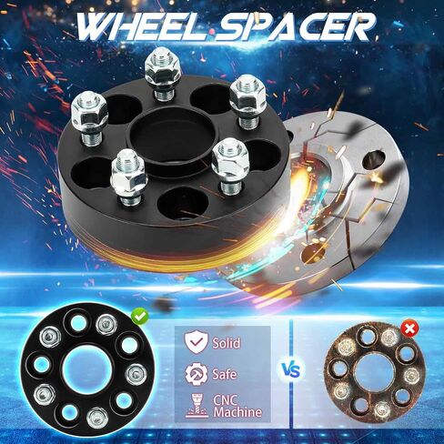 5x100 1.5in Hubcentric Wheel Spacer, Forged 5 Lugs Adapter, Fit for Scion FR-S 2013-2016, for Saab 9-2X Subaru Baja 05-06, for BRZ 2013-2020, for Crosstrek 2016-2021, 56.1mm Bore 12x1.25 Studs 4pcs in Saudi Arabia