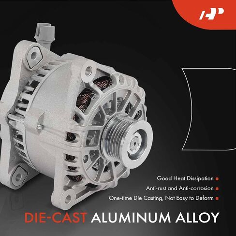 A-Premium Convalative متوافق مع Ford Contour 1998-2000 & Mercury Cougar 1999-2002 ، Mystique 1998-2000 ، 2.0L ، 12V 110A 6-Grove Plceweter ، استبدل# 8A2118200 ، 98BB10300CC in Saudi Arabia