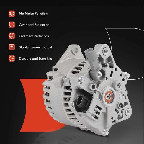 A-Premium Convalative متوافق مع Ford Contour 1998-2000 & Mercury Cougar 1999-2002 ، Mystique 1998-2000 ، 2.0L ، 12V 110A 6-Grove Plceweter ، استبدل# 8A2118200 ، 98BB10300CC in Saudi Arabia
