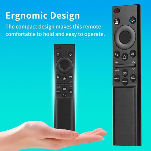 for Samsung Frame TV Remote Replacement,BN59-01391A Solar Rechargeable Voice Remote Control Compatible with Samsung 2021-2023 Smart TVs Ultra HD 4K 8K Neo QLED Crystal UHD,4 Shortcut Buttons, White in Saudi Arabia