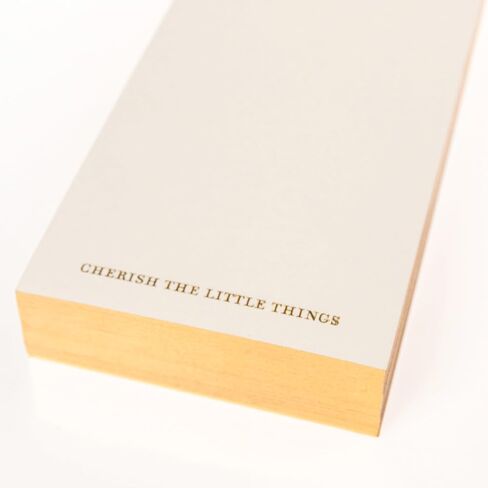 Sun Designer List Pad by Graphique Luxe Collection, Gold Foil Embossed To-Do Notepad, Writing Pad with150 Pages, 4" x 9.75" in Saudi Arabia