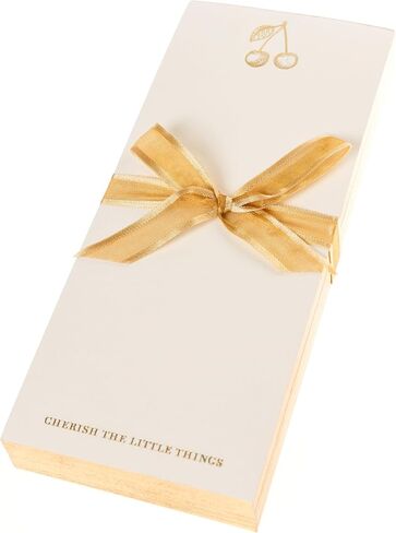 Sun Designer List Pad by Graphique Luxe Collection, Gold Foil Embossed To-Do Notepad, Writing Pad with150 Pages, 4" x 9.75" in Saudi Arabia