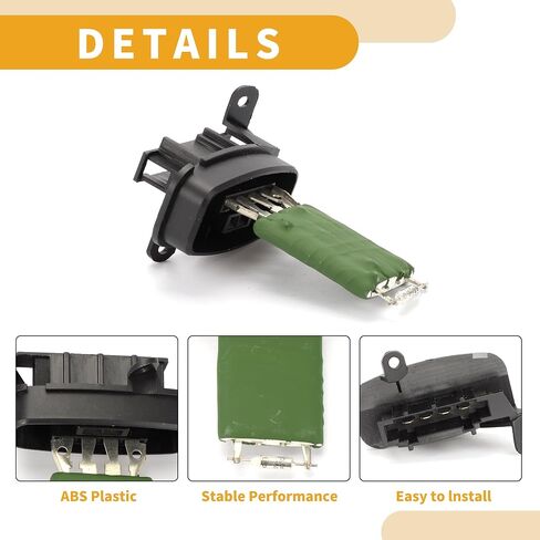 HVAC منفاخ المقاوم - مقاوم لمنفاخ سخان السيارات - لمرسيدس -بنز GL320 2007-2008 Metal Green - 1 PC in Saudi Arabia