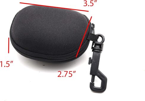 Sports Protective Hard or semi hard Shell Case for Eyeglasses and Sunglasses w/Cleaning Cloth in Kuwait
