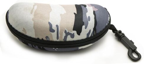 Sports Protective Hard or semi hard Shell Case for Eyeglasses and Sunglasses w/Cleaning Cloth in Kuwait