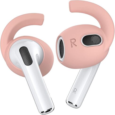 Gcioii 3 Pairs Ear Hooks Covers for AirPods 3 [Added Storage Pouch] Anti Slip Wings Ear Covers, Grip Tips Accessories Compatible with Apple AirPods 3rd Generation (Red) in Saudi Arabia