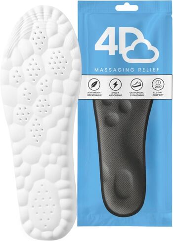 4D Cloud Asels for Men - Memory Foam Steppers Soques Soeds Soips - Trim - in Kuwait