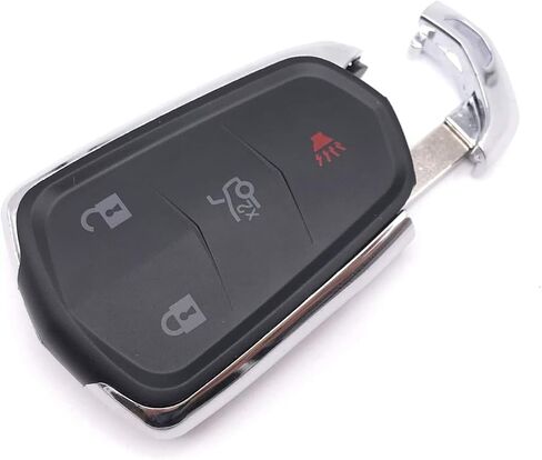 5 Buttons Replacement Key Fob Cover Shell fit for Cadillac 2014 2015 2016 2017 2018 2019 2020 2021 2022 2023 XT5 ATS CTS SRX XTS Escalade Keyless Entry Key Case(HYQ2AB, HYQ2EB) in Saudi Arabia