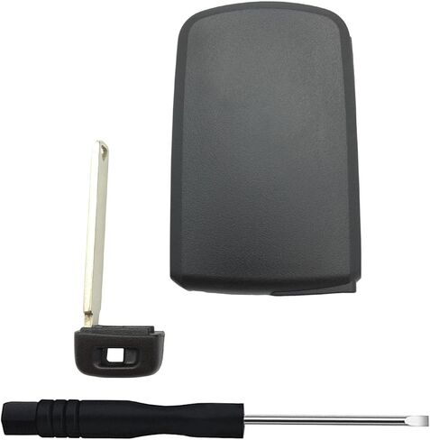 Replacement Keyless Entry Remote Key Fob Shell Cover for Toyota Land Cruiser RAV4 4Runner Prius C V Sequoia Tacoma Tundra Corolla Car Key Fob Csae Black (3 Button) in Kuwait