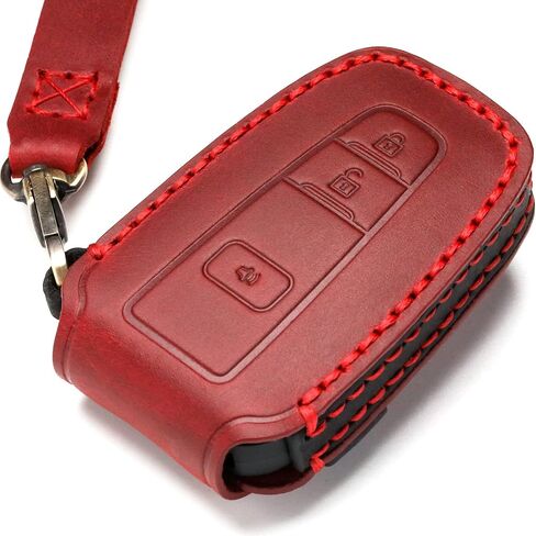 Car Key Fob Cover Case Compatible with Toyota Keyless Remote Control 2022、2021、2020、2019、2018、2017、2016 RAV4 Camry Corolla Avalon Tacoma Highlander 4Runner Tundra Prius Prado etc.（BN-Brown） in Saudi Arabia