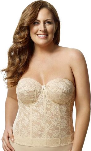 Women's 6621 Lace Strapless Longline Underwire Bra in Saudi Arabia