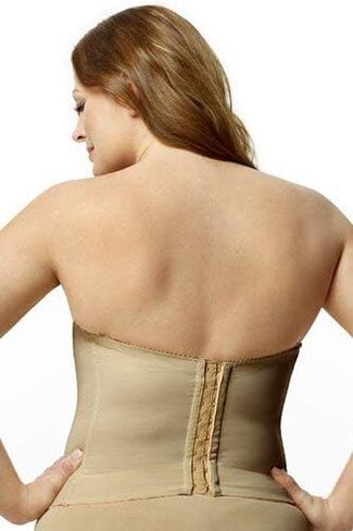 Women's 6621 Lace Strapless Longline Underwire Bra in Saudi Arabia