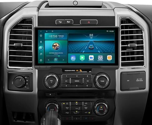 Car Radio for Ford F150 2015-2021,F250/F350/F450 Car Stereo Update,10.33" Touchscreen Qualcomm 8 Core with Wireless CarPlay Android Auto,Off-Road Gyroscope,DTS,DSP,4G LTE,5G WiFi SWC in Saudi Arabia