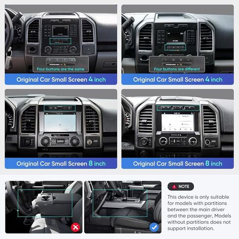 Radio Car Radio for Ford F150 2015-2021 ، F250/F350/F450 Car Stereo Update ، 10.33 "Qualcomm 8 Core مع Carplay Android Auto ، جيروسكوب على الطرق الوعرة ، DTS ، DSP ، 4G LTE ، 5G WIFI SWC in Kuwait