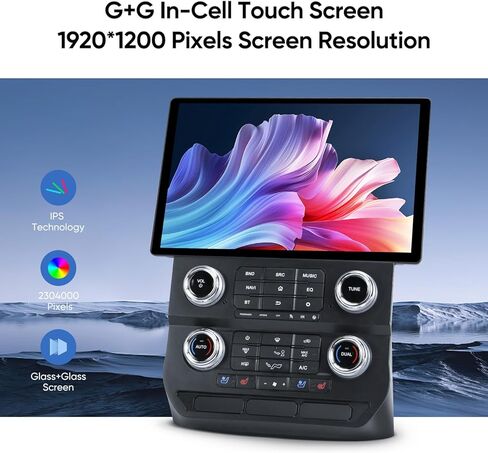 Radio Car Radio for Ford F150 2015-2021 ، F250/F350/F450 Car Stereo Update ، 10.33 "Qualcomm 8 Core مع Carplay Android Auto ، جيروسكوب على الطرق الوعرة ، DTS ، DSP ، 4G LTE ، 5G WIFI SWC in Kuwait