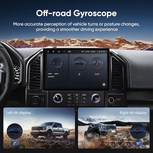 Radio Car Radio for Ford F150 2015-2021 ، F250/F350/F450 Car Stereo Update ، 10.33 "Qualcomm 8 Core مع Carplay Android Auto ، جيروسكوب على الطرق الوعرة ، DTS ، DSP ، 4G LTE ، 5G WIFI SWC in Kuwait