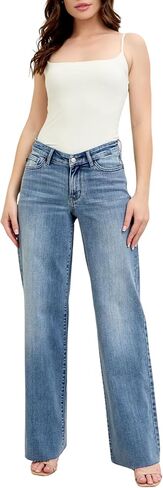 Judy Blue V-Front Baggy Jean, Inseam 33" in Saudi Arabia