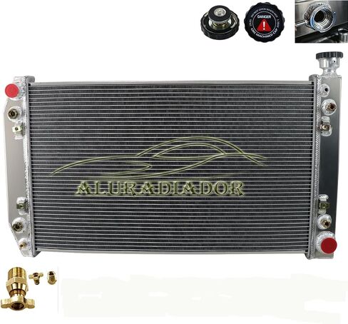 Aluminum Radiator for 1988-1999 Chevy GMC C/K/V/R 1500 2500 3500 Suburban Blazer 5.0L 5.7L V8 4.3L V6 3 Row Core Crossflow Radiators Silverado Cheyenne Sierra WT in Saudi Arabia