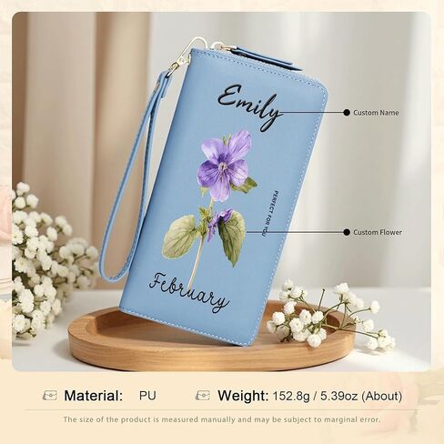 حامل بطاقة الائتمان من Badiya Womens محفظة RFLD يمنع جلود جلدية حول محافظ المعصم السعة الكبيرة in Kuwait