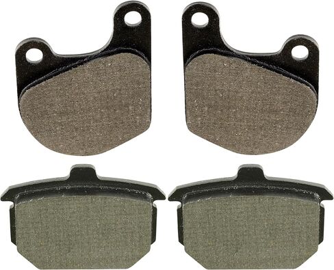 Caltric Front Rear Brake Pads Compatible with Harley Davidson Fxrs 1340 Fxrs-1340 Low Glide 1982 1983 1984 Front Rear Pads in Saudi Arabia