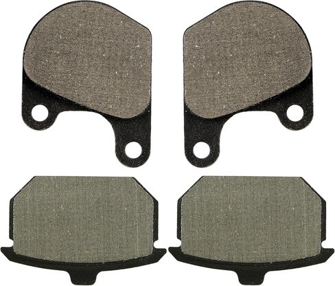 Caltric Front Rear Brake Pads Compatible with Harley Davidson Fxrs 1340 Fxrs-1340 Low Glide 1982 1983 1984 Front Rear Pads in Saudi Arabia