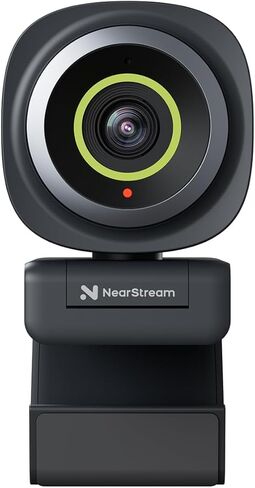 4K Webcam for Streaming - Noise Canceling Mic, 45°-95°Adjustable FOV, Auto Focus, AI Framing, Software Control, Plug&Play, Works with Zoom/Teams/Skype/Google Meet in Kuwait
