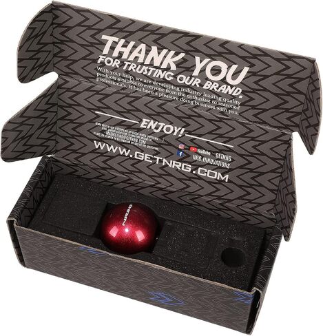 NRG Innovations NRG-SK-350FH Shift Knob Round Round Ball Stick Shifter مقبض مقبض البليت المعدني لـ M10 X 1.25 ، M10 X 1.5 ، M12 X 1.25 ، M12 X 1.5 نمط الخيط in Saudi Arabia