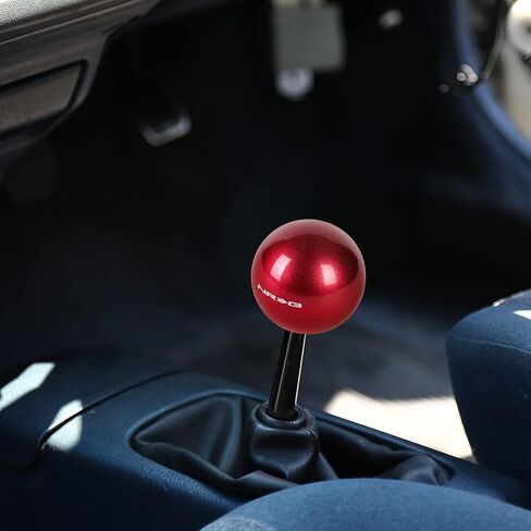 NRG Innovations NRG-SK-350FH Shift Knob Round Round Ball Stick Shifter مقبض مقبض البليت المعدني لـ M10 X 1.25 ، M10 X 1.5 ، M12 X 1.25 ، M12 X 1.5 نمط الخيط in Saudi Arabia