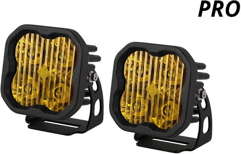 Diode Dynamics SS3 SAE Yellow Pro LED Pod (pair), Combo with Amber Backlight in Saudi Arabia