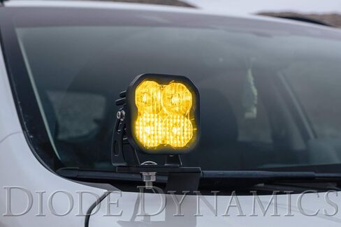 Diode Dynamics SS3 SAE Yellow Pro LED Pod (pair), Combo with Amber Backlight in Saudi Arabia