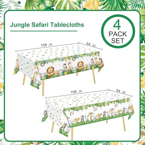 4 Pieces Soccer Tablecloths - Soccer Birthday Party Decorations Soccer Table Cloth Soccer Tablecloth Plastic Table Cover for Sports Soccer Theme Party Decorations, 54 x 108 Inch in Saudi Arabia