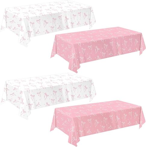 4 Pieces Soccer Tablecloths - Soccer Birthday Party Decorations Soccer Table Cloth Soccer Tablecloth Plastic Table Cover for Sports Soccer Theme Party Decorations, 54 x 108 Inch in Saudi Arabia