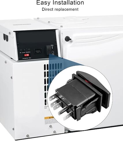 مفتاح الروك مناسب لمولد RV Onan Cummins ، مفتاح البدء عن بُعد استبدال 308-1062 3081062 ، مع ضوء مؤشر 5 دبوس الأسلاك in Saudi Arabia